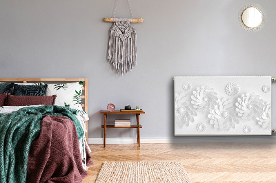 Heizkörperverkleidung magnet Blume 3d-muster