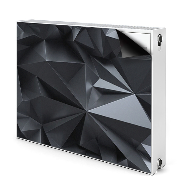 Magnet Heizkörperverkleidung Schwarzes 3d-muster