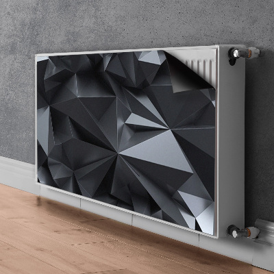 Magnet Heizkörperverkleidung Schwarzes 3d-muster
