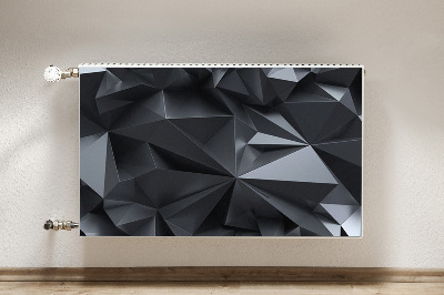 Magnet Heizkörperverkleidung Schwarzes 3d-muster