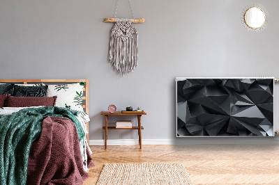 Magnet Heizkörperverkleidung Schwarzes 3d-muster