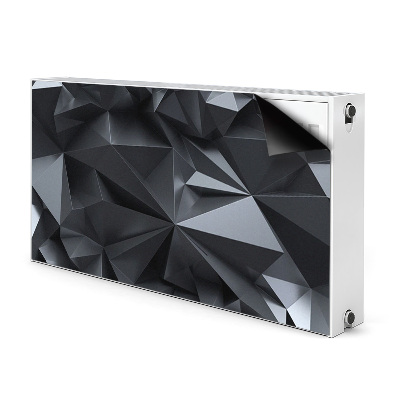 Magnet Heizkörperverkleidung Schwarzes 3d-muster