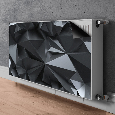 Magnet Heizkörperverkleidung Schwarzes 3d-muster