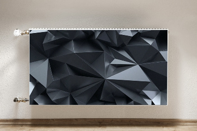 Magnet Heizkörperverkleidung Schwarzes 3d-muster