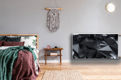 Magnet Heizkörperverkleidung Schwarzes 3d-muster