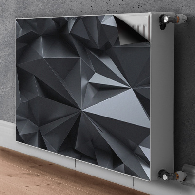 Magnet Heizkörperverkleidung Schwarzes 3d-muster