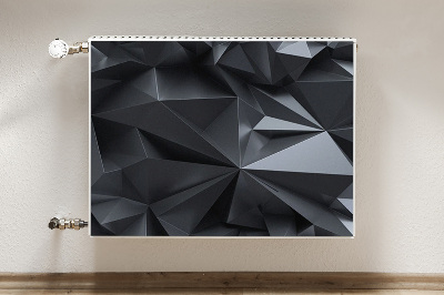 Magnet Heizkörperverkleidung Schwarzes 3d-muster