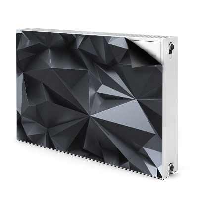 Magnet Heizkörperverkleidung Schwarzes 3d-muster