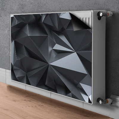 Magnet Heizkörperverkleidung Schwarzes 3d-muster