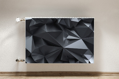 Magnet Heizkörperverkleidung Schwarzes 3d-muster
