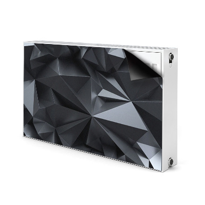 Magnet Heizkörperverkleidung Schwarzes 3d-muster