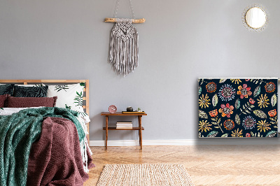 Heizkörperverkleidung magnet Farbenfrohe blumen
