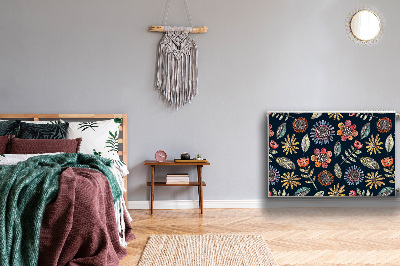 Heizkörperverkleidung magnet Farbenfrohe blumen