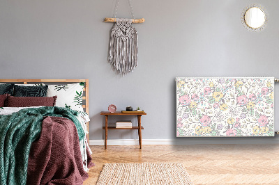 Heizkörperverkleidung magnet Farbenfrohe blumen