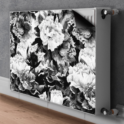 Magnet Heizkörperverkleidung Schwarze rosen