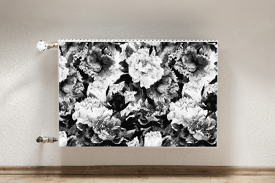 Magnet Heizkörperverkleidung Schwarze rosen