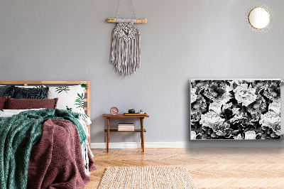 Magnet Heizkörperverkleidung Schwarze rosen