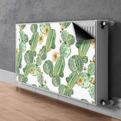 Heizkörperverkleidung magnet Kakti mit blumen