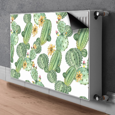 Heizkörperverkleidung magnet Kakti mit blumen