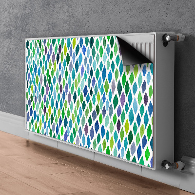 Heizkörperverkleidung magnet Farbenfrohe muster