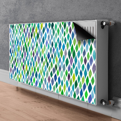 Heizkörperverkleidung magnet Farbenfrohe muster