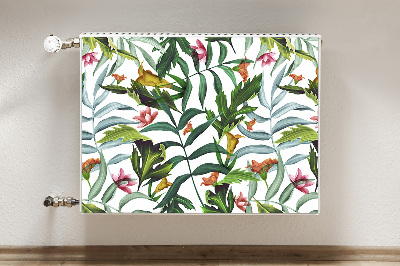 Magnet Heizkörperverkleidung Tropische flora