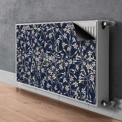 Heizkörperverkleidung magnet Blumenmuster