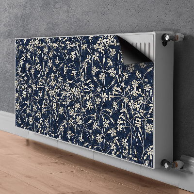 Heizkörperverkleidung magnet Blumenmuster