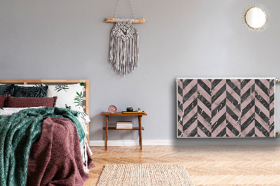 Dekorative Heizkörperabdeckung Marmor loft style