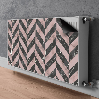 Dekorative Heizkörperabdeckung Marmor loft style