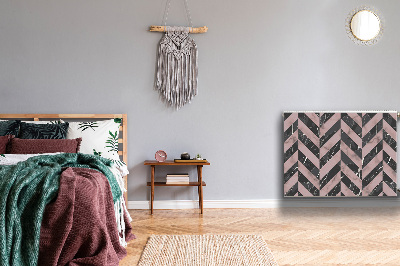 Dekorative Heizkörperabdeckung Marmor loft style