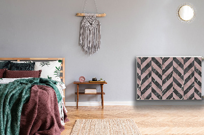 Dekorative Heizkörperabdeckung Marmor loft style