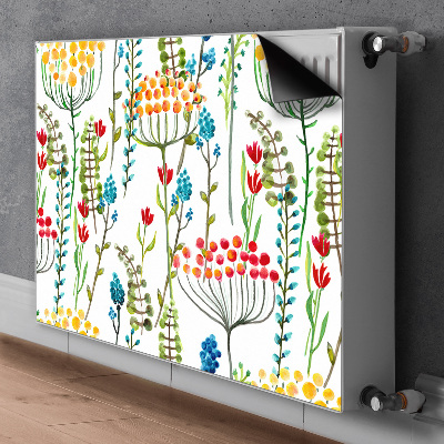 Heizkörperverkleidung magnet Farbenfrohe wiese