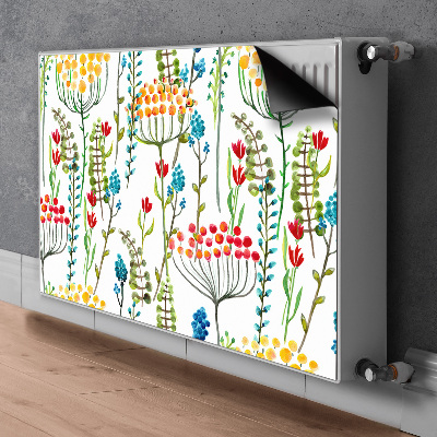 Heizkörperverkleidung magnet Farbenfrohe wiese