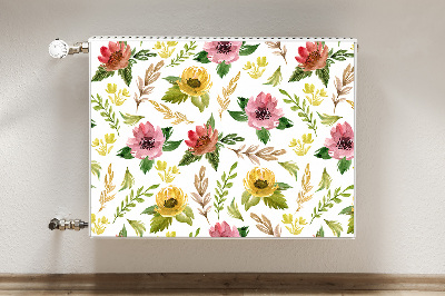 Magnet Heizkörperverkleidung Aquarellblüten