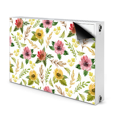 Magnet Heizkörperverkleidung Aquarellblüten