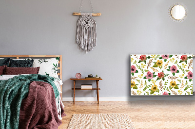 Magnet Heizkörperverkleidung Aquarellblüten