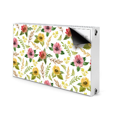 Magnet Heizkörperverkleidung Aquarellblüten