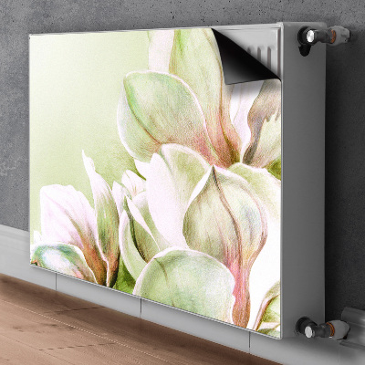 Heizkörperverkleidung magnet Magnolienblüten