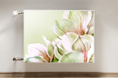 Heizkörperverkleidung magnet Magnolienblüten