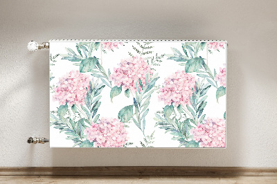Heizkörperverkleidung magnet Hellrosa blumen