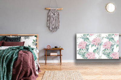 Heizkörperverkleidung magnet Hellrosa blumen