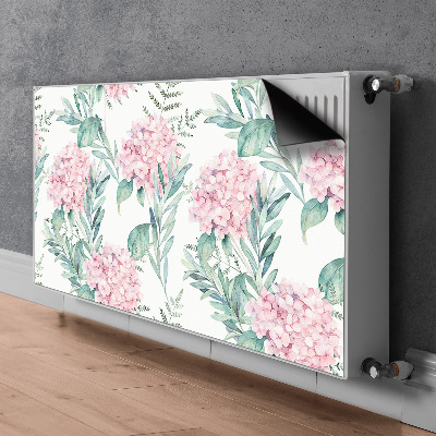 Heizkörperverkleidung magnet Hellrosa blumen
