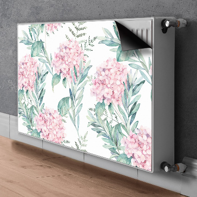 Heizkörperverkleidung magnet Hellrosa blumen