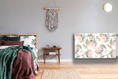 Heizkörperverkleidung magnet Pastellblumen