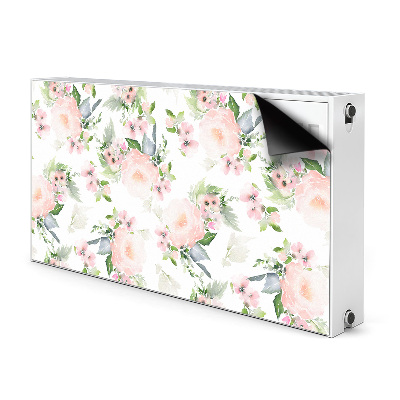 Heizkörperverkleidung magnet Pastellblumen