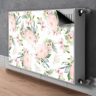 Heizkörperverkleidung magnet Pastellblumen