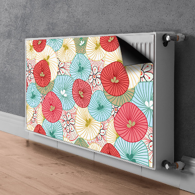 Heizkörperverkleidung magnet Blumenmuster