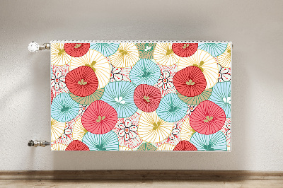 Heizkörperverkleidung magnet Blumenmuster