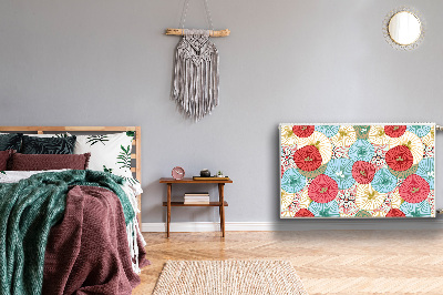 Heizkörperverkleidung magnet Blumenmuster